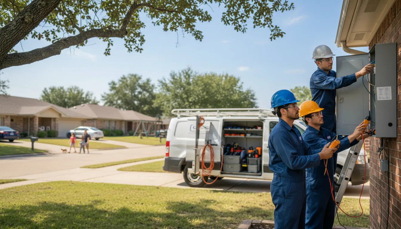 Certified electrician providing emergency electrical services in Mccune, KS